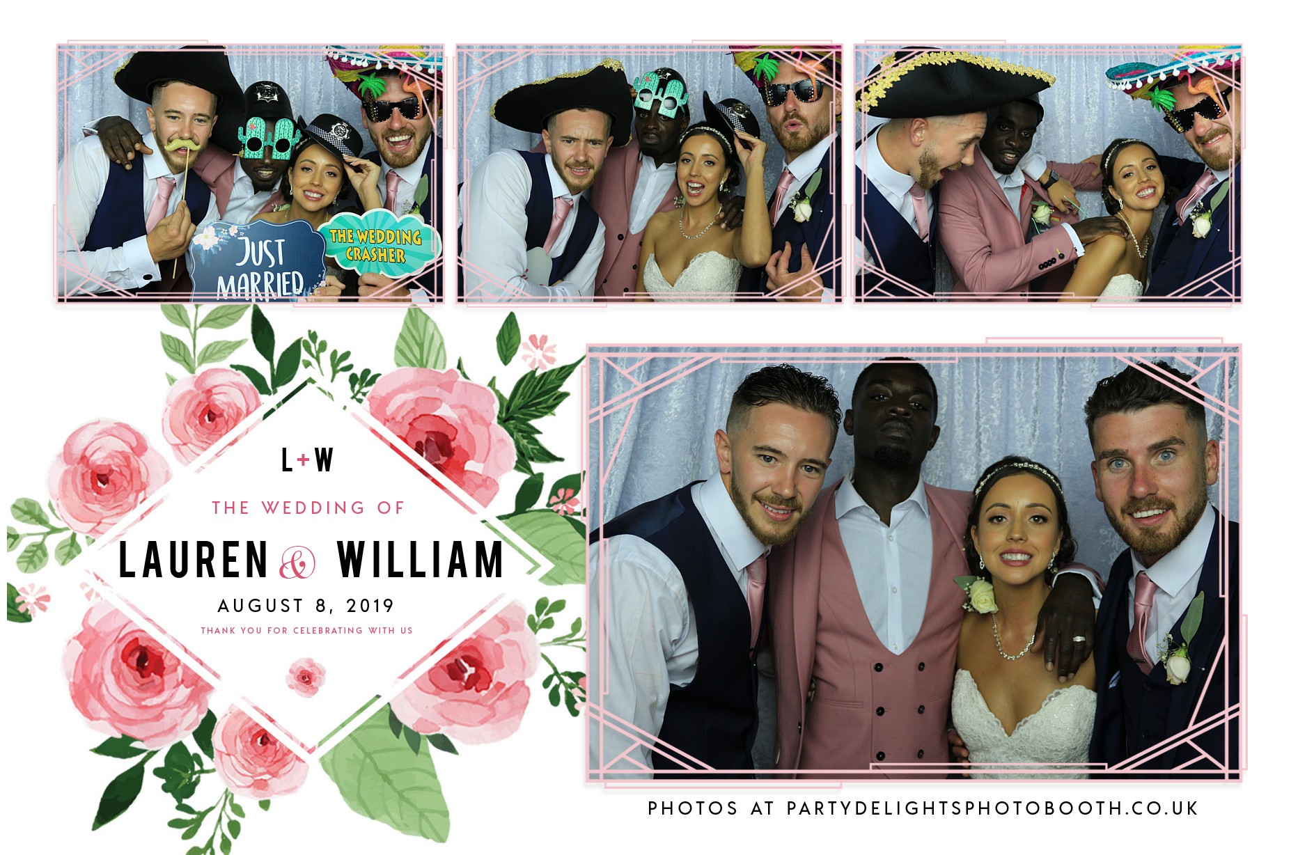 Lauren and Will’s Wedding - Prints | View more photos from the event at gallery.partydelightsphotobooth.co.uk/u/PartyDelightsPhotoBooth/Lauren-and-Will’s-Wedding-Prints